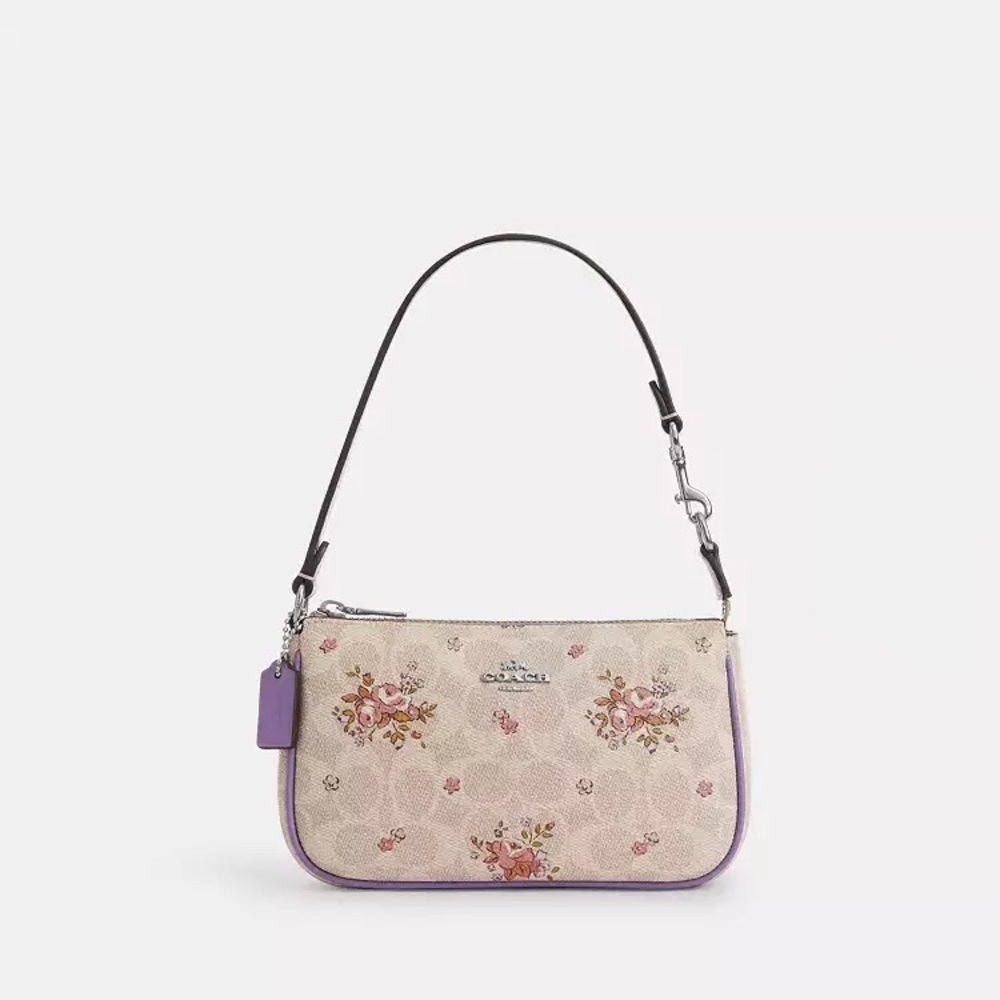 Coach Nolita 19 Signature Sand Multi Floral Shoulder Bag NWT